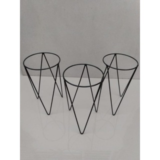 kit 3 suportes tripé M/para vasos jardinagem chão 20.30 sg em Oferta na Shopee