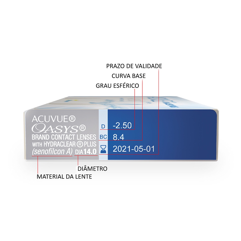 Lente De Contato Acuvue Oasys Johnson