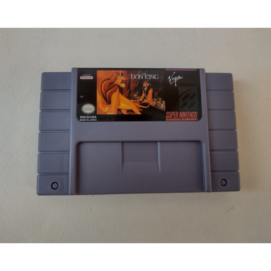 The Lion King Cartucho Paralelo Para Super Nintendo Shopee Brasil