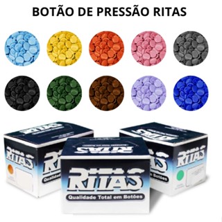 Botão de Pressão de plástico Tic Tac 12 MM COLORIDO 200un