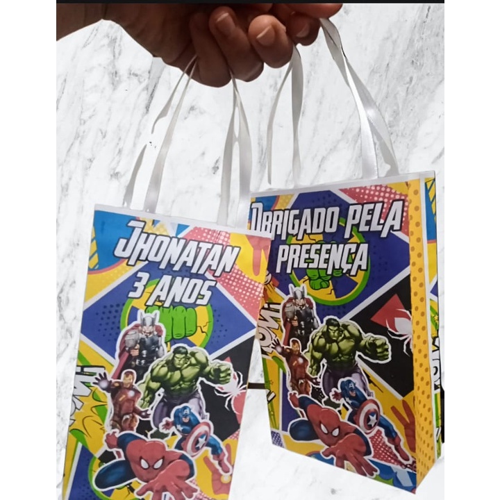 Sacolinhas Personalizadas ,aniversario ,atacado , P kit 35 bolsa de Festa Lembrancinha ,eventos  (VÁRIOS TEMAS!)