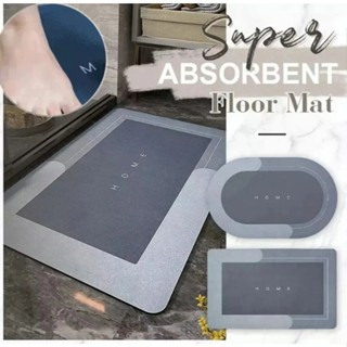 Tapete Antiderrapante de Banheiro Super Absorvente Secagem Rápida Chuveiro Cozinha Varanda 38*58*4 CM em Oferta na Shopee