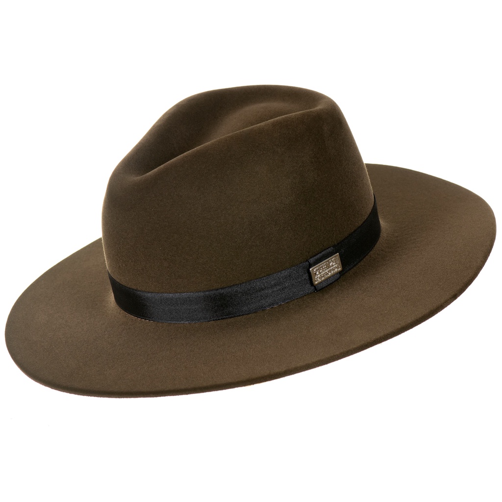 Chapéu Fedora Ferrugem de Feltro Clássico Aba Dura 7cm Unissex Novidade em Oferta na Shopee