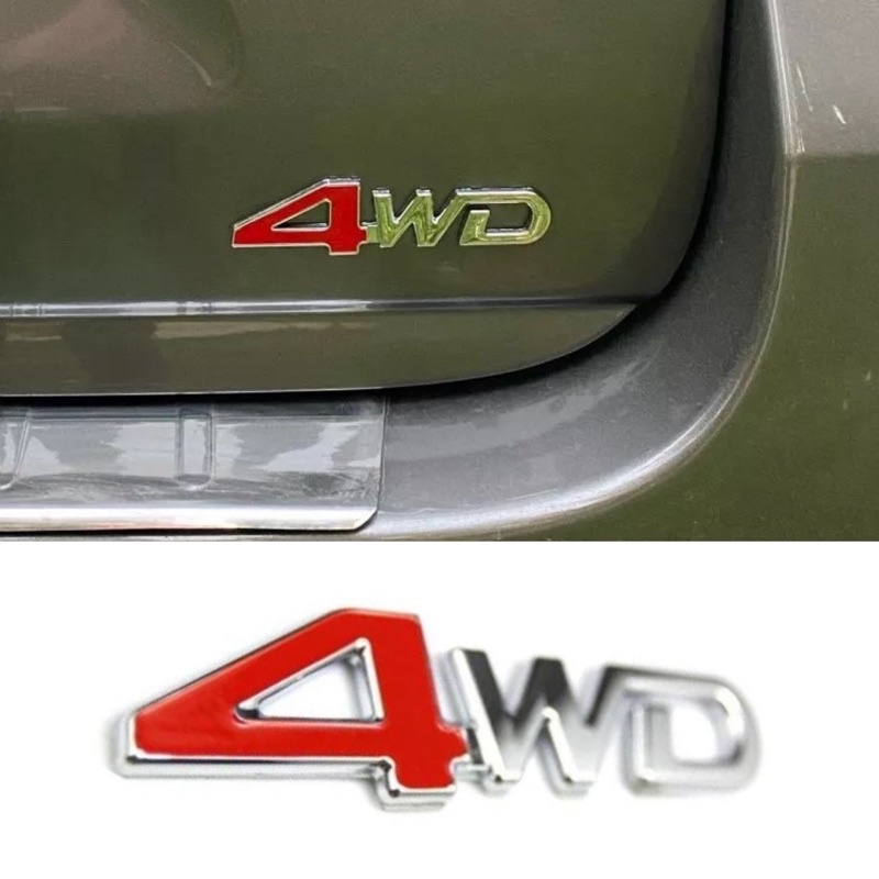 Emblema traseira 4wd Mitsubishi Outlander Asx Pajero L200