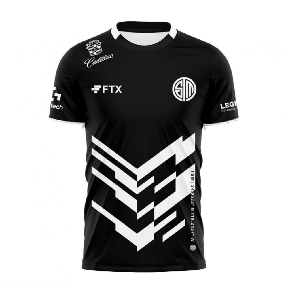 LOL LCS TSM Doublelift Bjergsen Uniform Team SoloMid 2022 Player Jersey Camiseta Homens Mulheres De Identificação Personalizada
