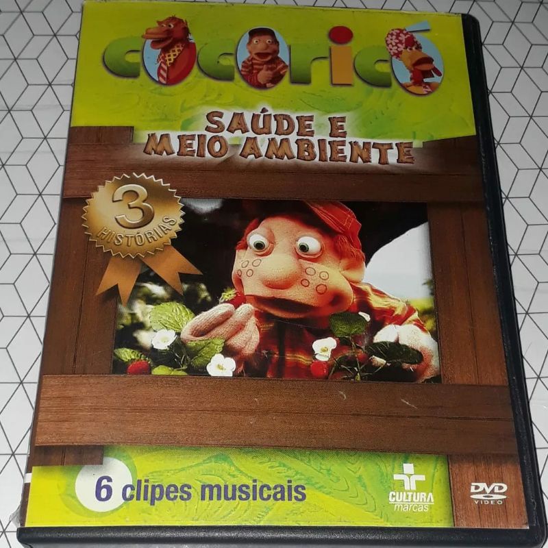 Dvd original Cocoricó saúde e meio-ambiente