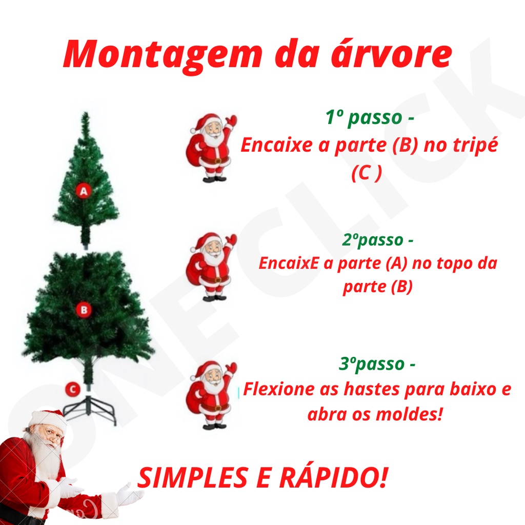 Árvore De Natal Pinheiro De Neve De Luxo 1,50 Metros Com 61 Ornamentos Para  Decorar P2PM | Shopee Brasil