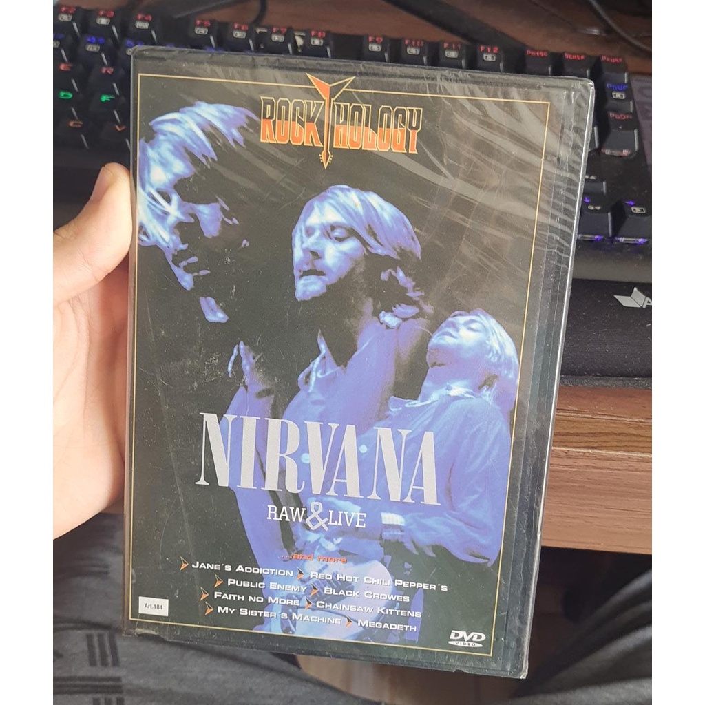 DVD Nirvana - Raw & Live (Lacrado!) Nirvana, Red Hot, Megadeth e muito mais!