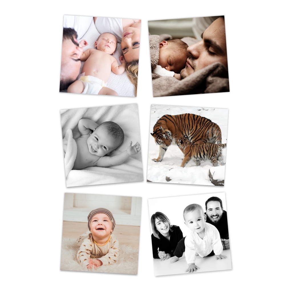 Kit 15 Quadros Personalizados Envie Sua Foto Tamanho 20x20cm