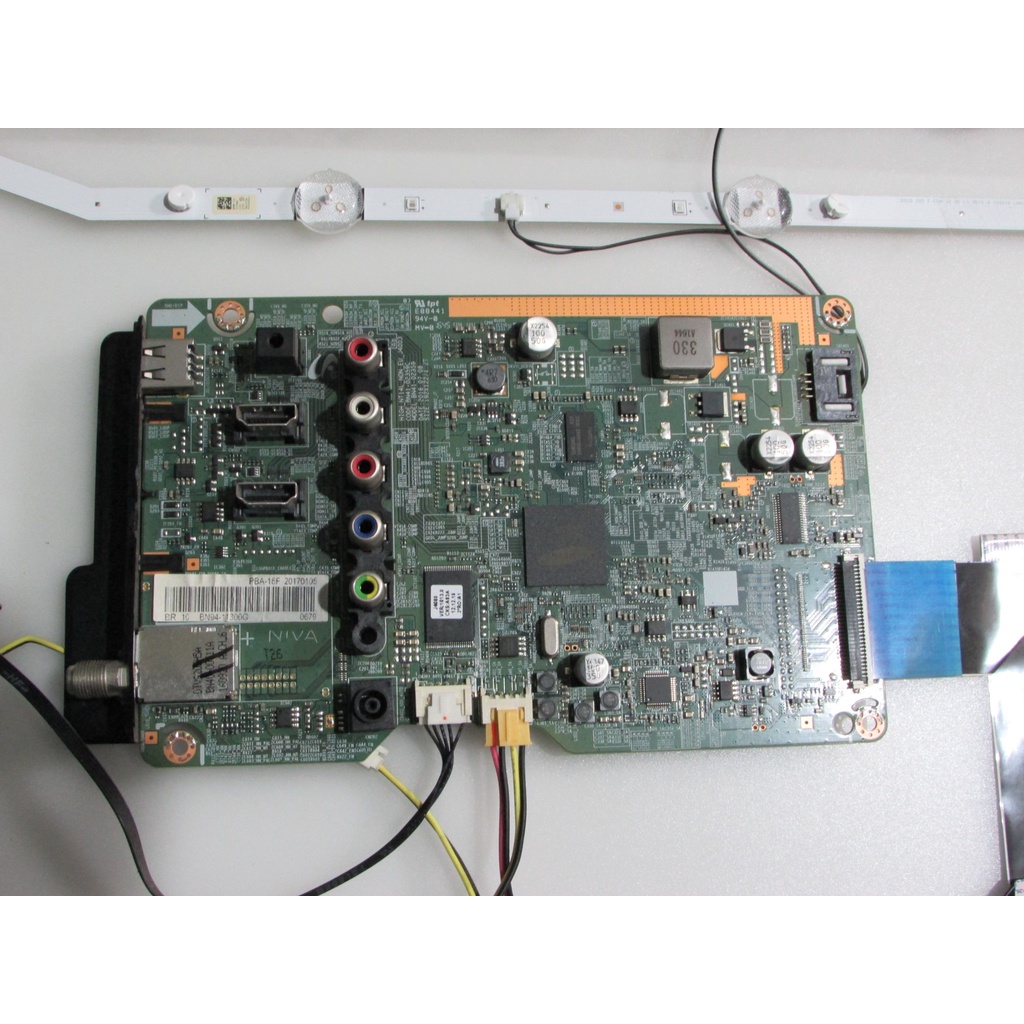 Placa Principal Tv Samsung Un32j4000ag+barras Led Completo