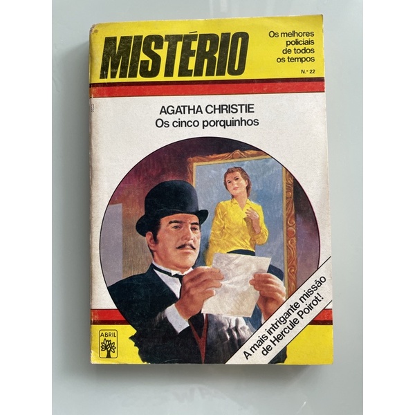 Revista Gibi Mistério Misterio n 22 Agatha Christie Os Cinco Porquinhos