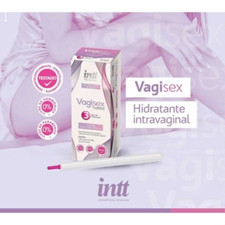 Lubrificante Intimo Vagisex Intravaginal Hidratante com Aplicador Sex Shop Intt