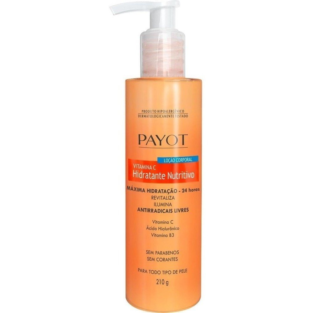 Payot Vitamina C Loção Corporal Hidratante Nutritivo 210g