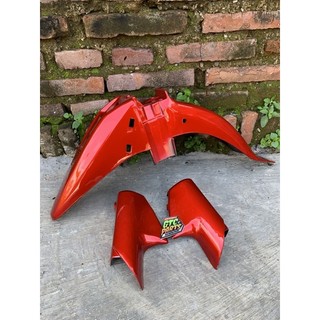 Conjunto De Guarda-Lamas Dianteiro MERAH Yamaha fiz fizr , Capa De Choque Vermelha Marrom