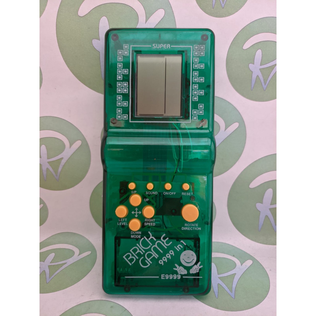 Brick Game - Minigame Retrô 9999 In 1 Carcaça Transparente (4 Cores Disponíveis) - Nostalgia Anos 90