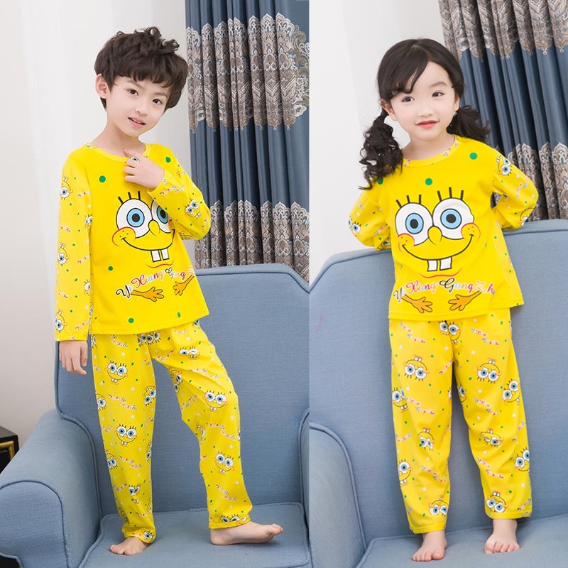 Pijama Infantil Masculino Manga Longa Estampa Bob Esponja - Escorrega o  Preço