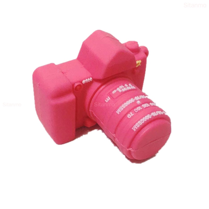 Unidade Flash USB 128GB 64GB 32GB 16GB 8GB 4GB 2GB 1GB Rosa Câmera Dos Desenhos Animados Pendrive 1TB 2TB
