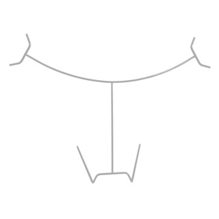 1 Expositor De Calcinha Lingerie Simples Para Balcão