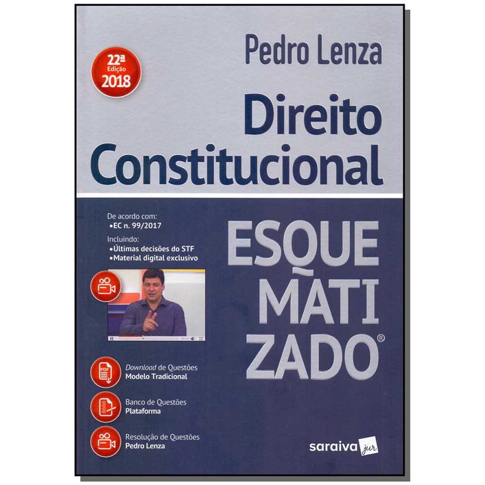 Direito Constitucional Esquematizado Capa comum – 9 julho 2018