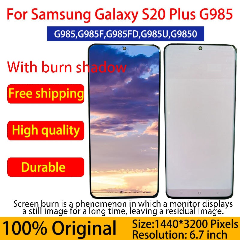 display Original 100 % Visor S20 + Lcd Para Samsung Galaxy S20 Plus ...