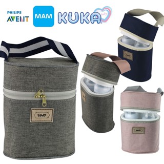 Porta Mamadeira Com Isopor Removível Para Limpeza Bolsa Maternidade Térmico Compatível Com Mam Avent Kuka