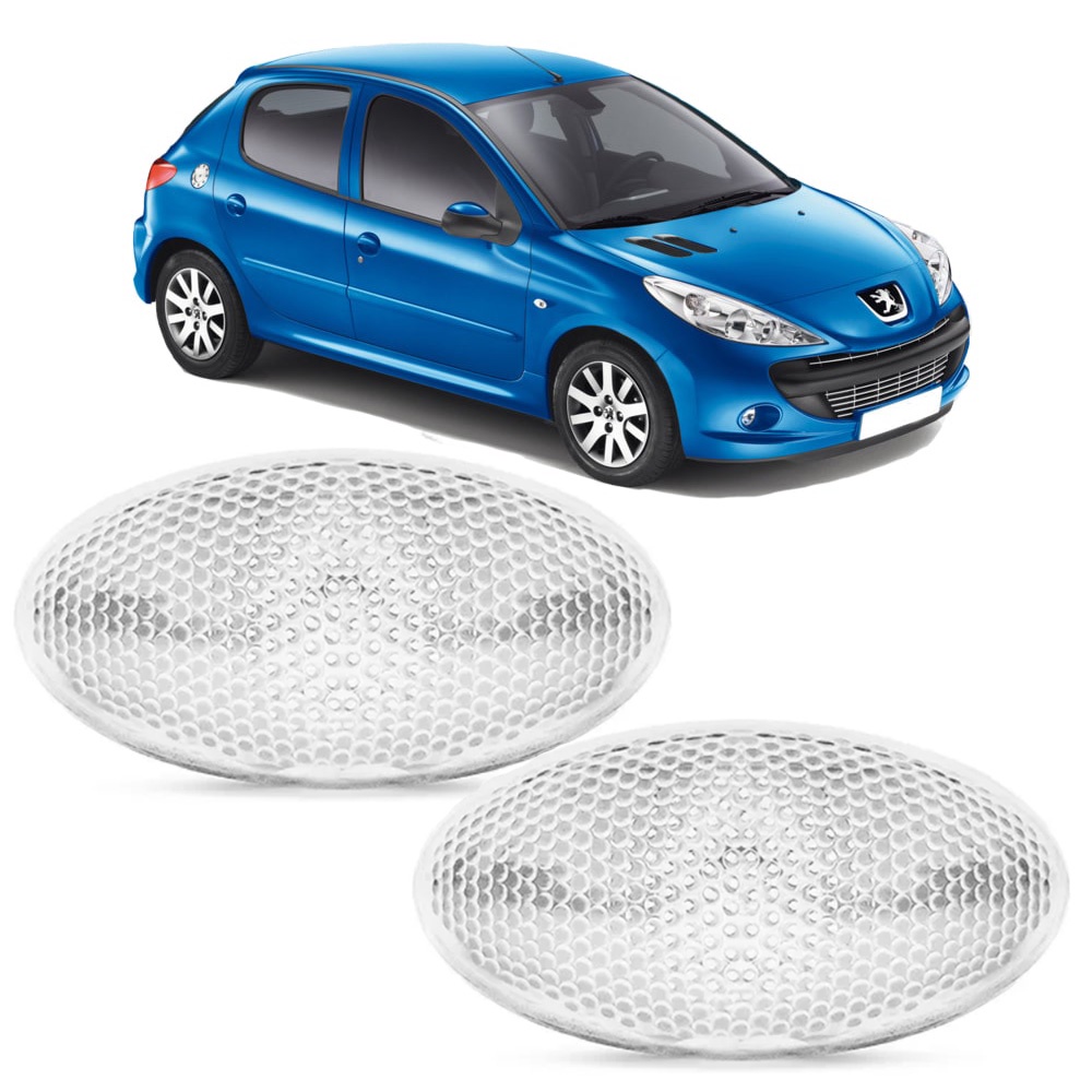 PAR Pisca Lateral Peugeot 206 207 307 Cristal