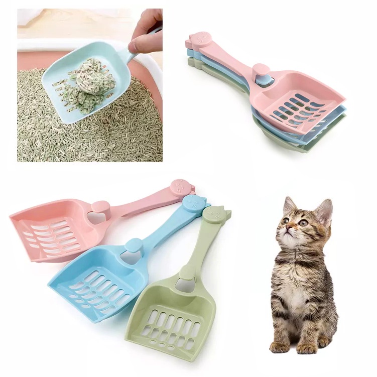 Pá Higiênica Pazinha Coletora Para Caixa de Areia Gato Pet Pega Coco LR-0067