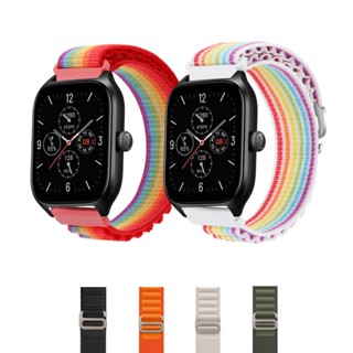 Pulseira Alpina De 20mm Para Huami Amazfit GTS2 GTS4 mini GTS3 GTS2e Neo GTS 2 3 4 2e Faixa De Substituição De Loop De Nylon Com Fivela De Metal