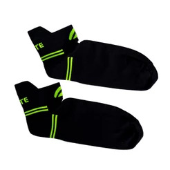 Meia de Corrida Cano Curto 39-43 F14-PV Preto e Verde Acte