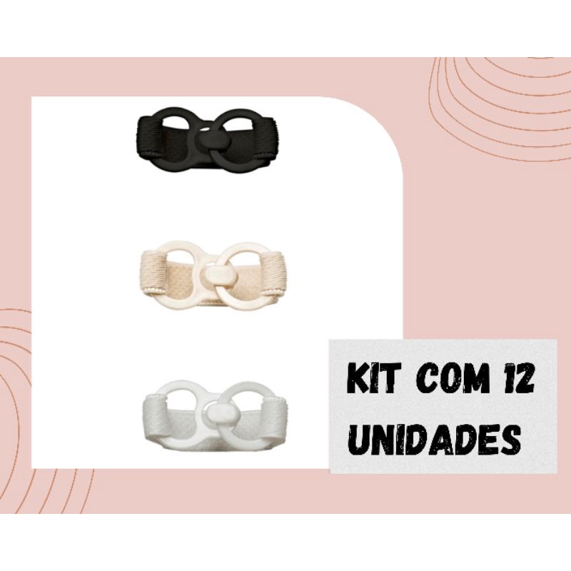 conector para sutia/transforma seu sutiã em nadador kit 12 unid. em Oferta na Shopee