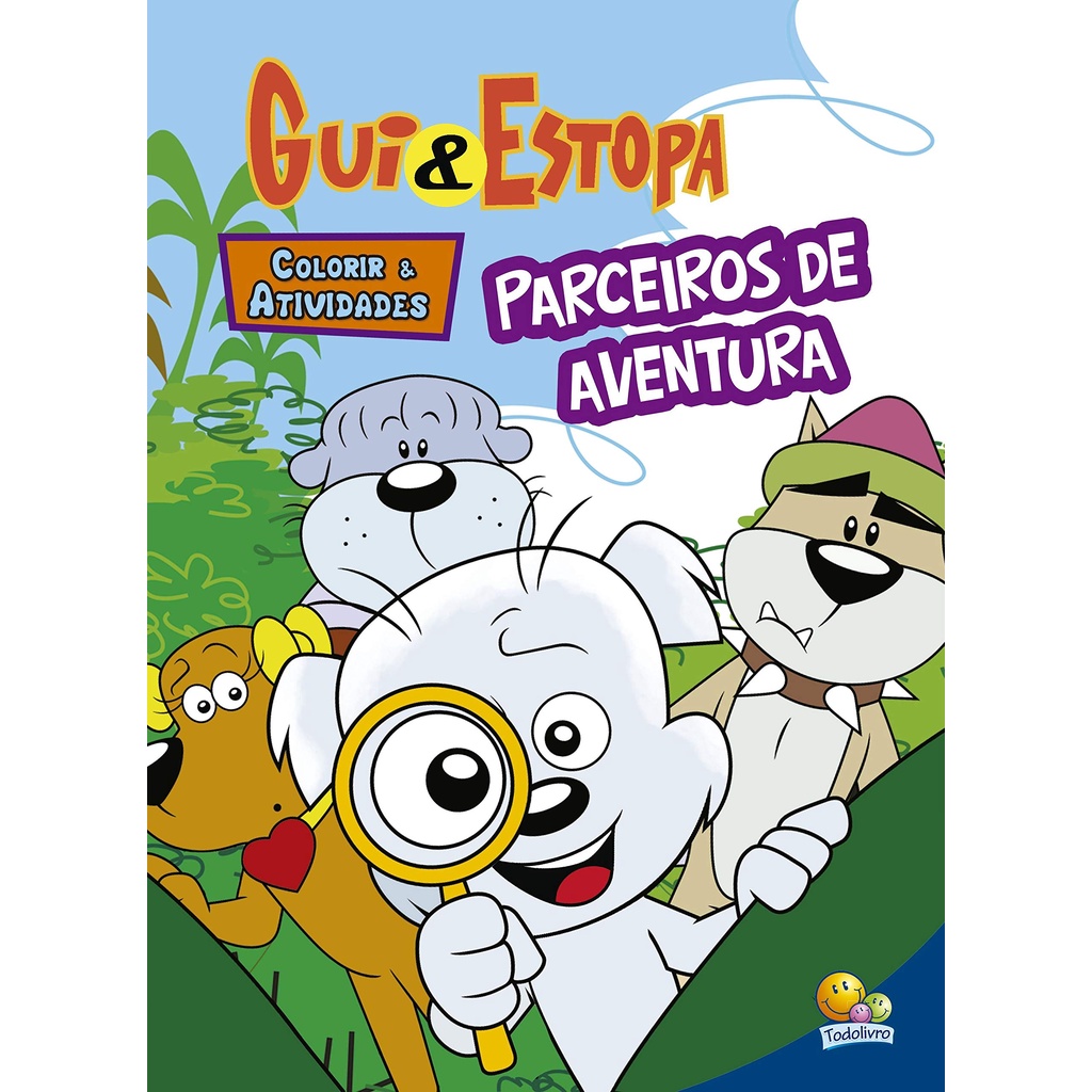 Colorir e atividades - Gui & Estopa: parceiros de aventura