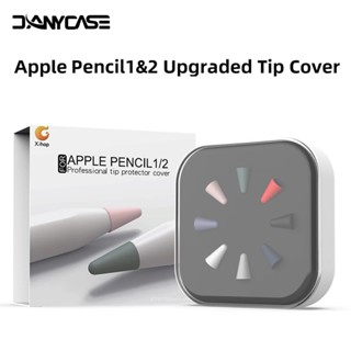 8Pcs Silicone Stylus Substituição De Nib Capa Protetora Para Lápis Apple 1 2 Estojo Universal Touch Screen