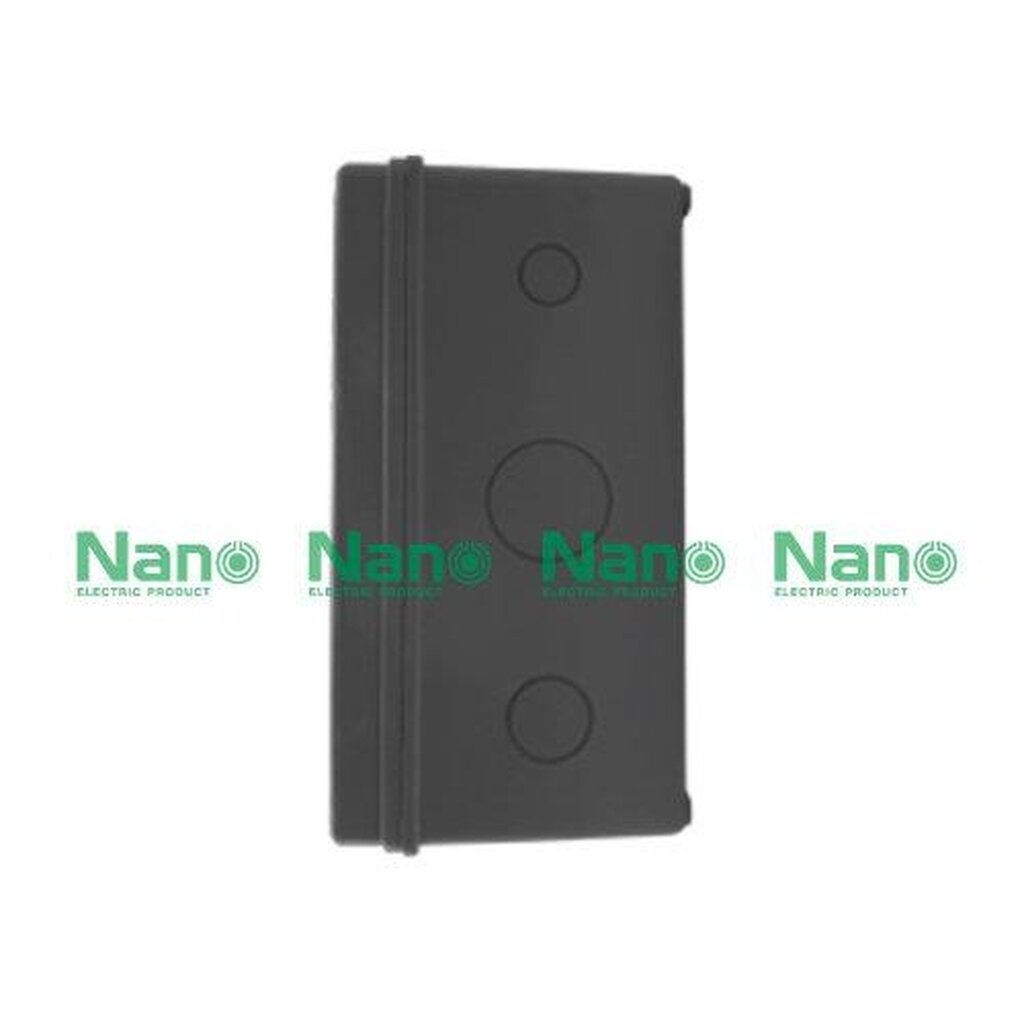 รูปสินค้า NANO Electric® NANO-206B กล่องกันน้ำพลาสติก ฝาทึบ ขนาด W202xH202xD103 mm (JUNCTION BOX IP65) สีดำ