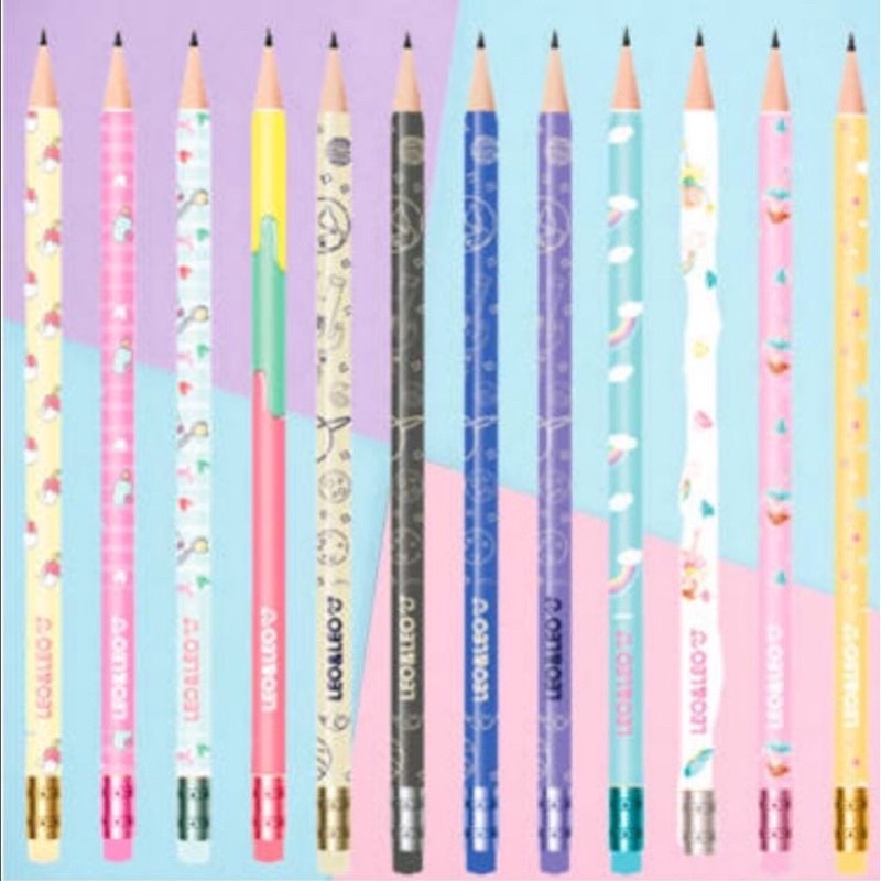 Kit com 10 Lápis Borracha Preto Material Escolar vários modelos Lapis Escrever Promoção Volta as Aulas em Oferta na Shopee