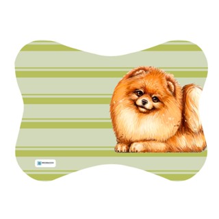 Tapete Para Pet Pomeranian Dog 46cm x 30cm