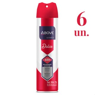 Kit Desodorante Aero Above Doce Vida Woman 150 ml Com 6 Unid