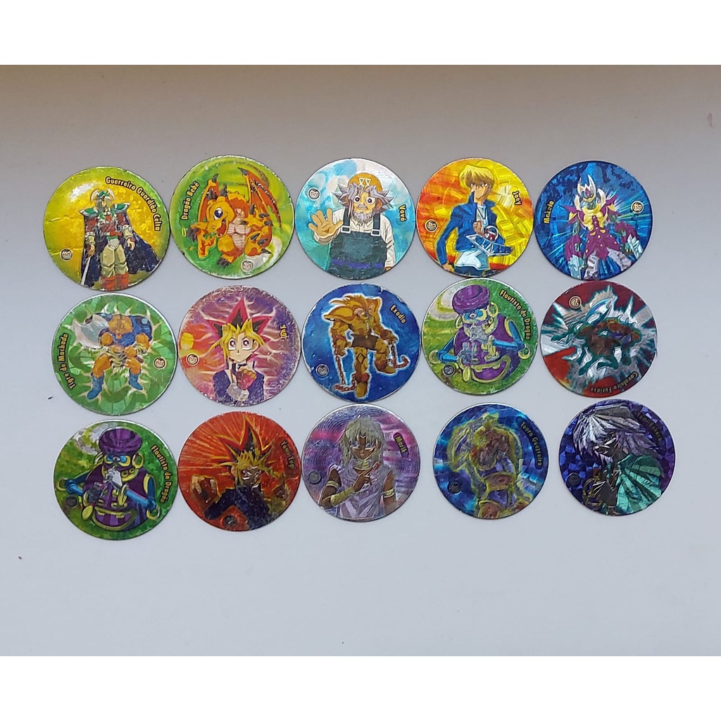 Lote Magic Tazos Yu-Gi-Oh! Elma Chips