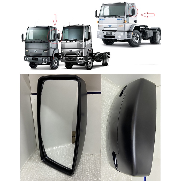 Espelho Externo Retrovisor Caminhão Ford Cargo Convexo