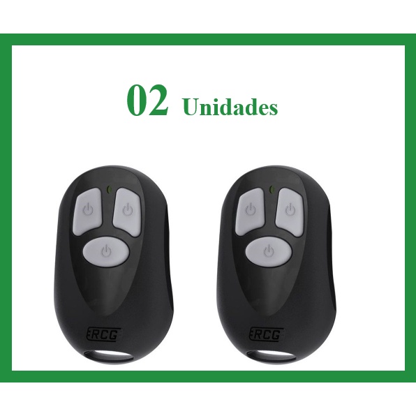 Kit 2 Controles Remoto Universal Para Portões e Alarmes Rcg Ppa Garen + BARATO.