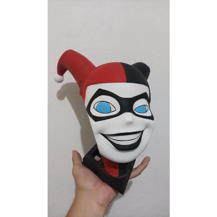Cabeça Arlequina Harley Quinn Suporte de Fone