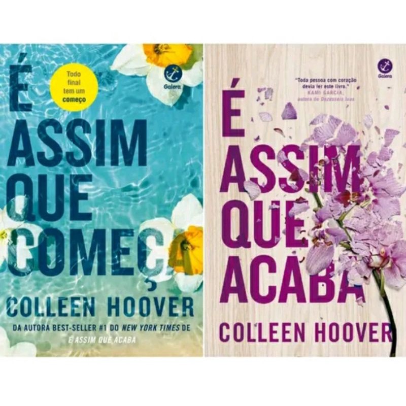 kit com os livros É assim que começa e é assim que acaba novos e lacrados