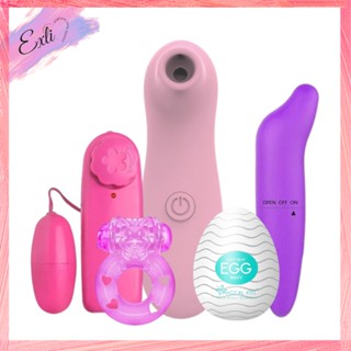 Kit Estimulador Pulsador de clitóris + vibrador golfinho biquinho2 + EGG Masturbador masculino + cápsula vibrador + anel peniano sex shop