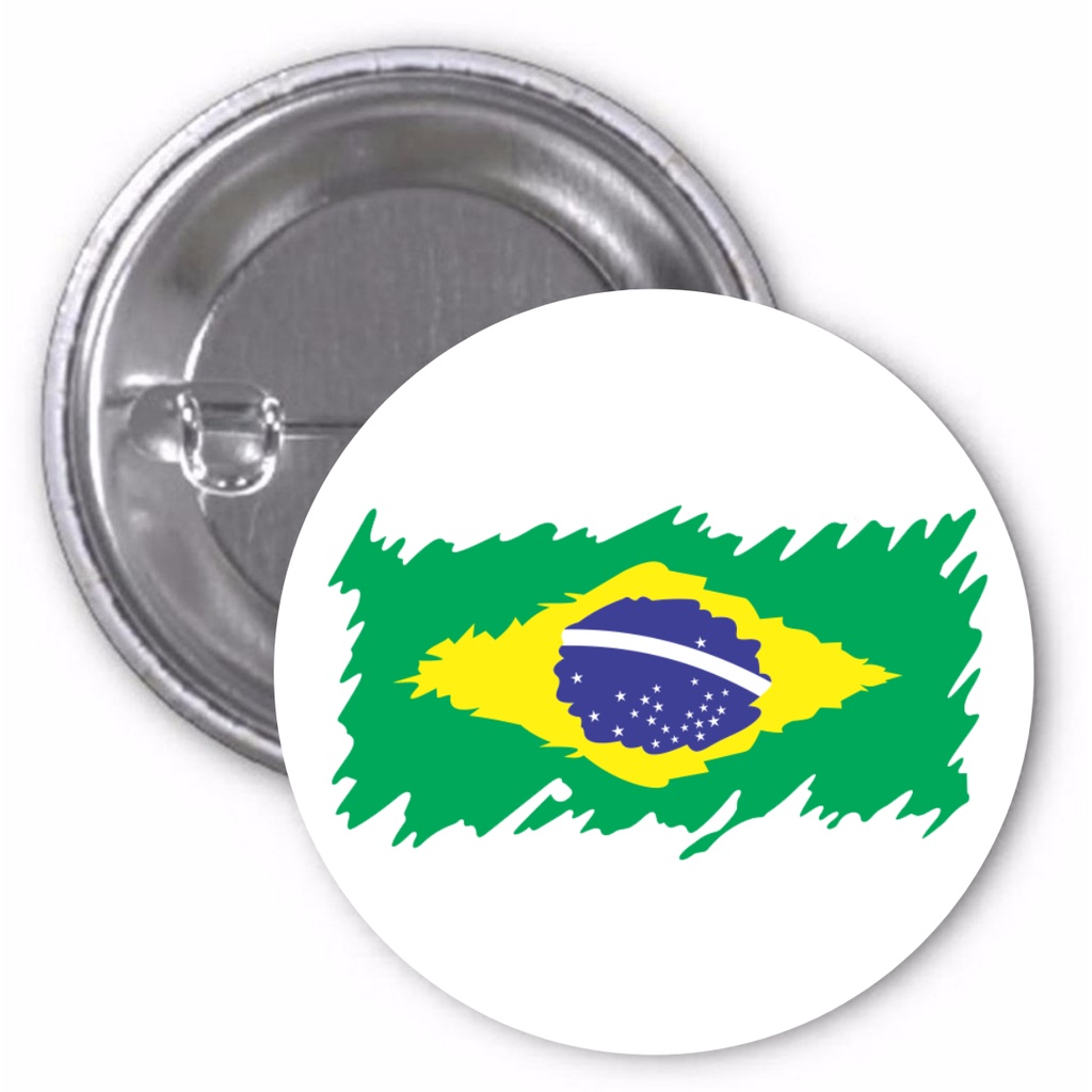 Botton Brasil futebol copa seleção brasileira boton buton button broche