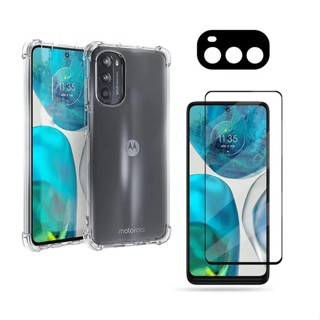 Kit Capa Capinha Moto G82 5G Tela6.6 + Película De Câmera + Película Vidro 3D