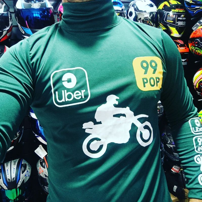 Blusa/Camisa Uber / 99 Pop (possuí faixa refletiva)