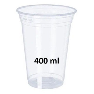 Copo Transparente 400ml PS Para Caldo de Cana Suco Refrigerante Bebida - 50 Unid. em Oferta na Shopee