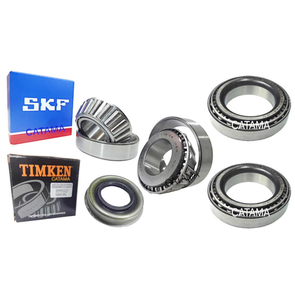 Kit Rolamentos laterais da coroa Retentor e rolamentos Pinhao Diferencial Dianteiro Blazer S10 4x4