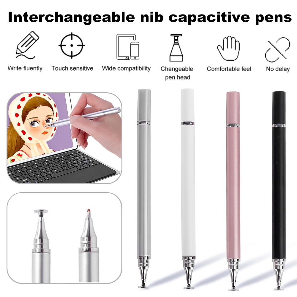 Caneta Universal Touch Screen Para Telefone Smart Phone Em Stylus Profissional Desenho De