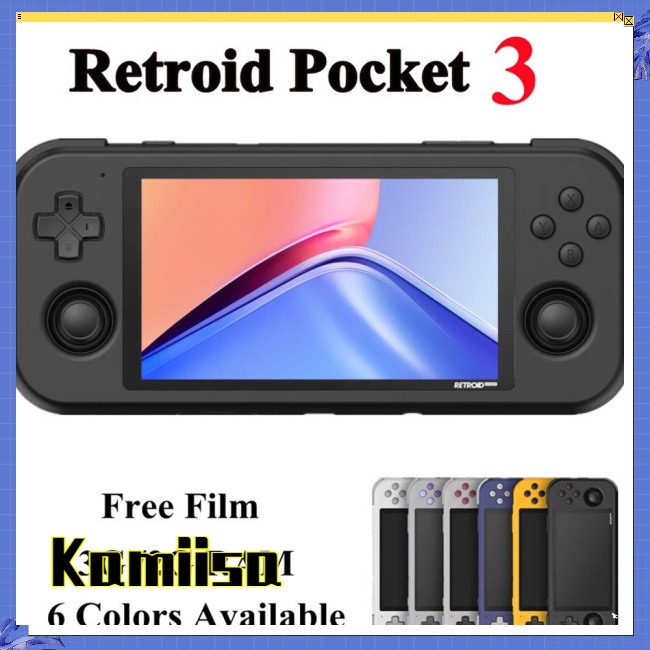 K Retroid Pocket 3 Android Console De Jogo Portátil Psp/ps2 Arcade