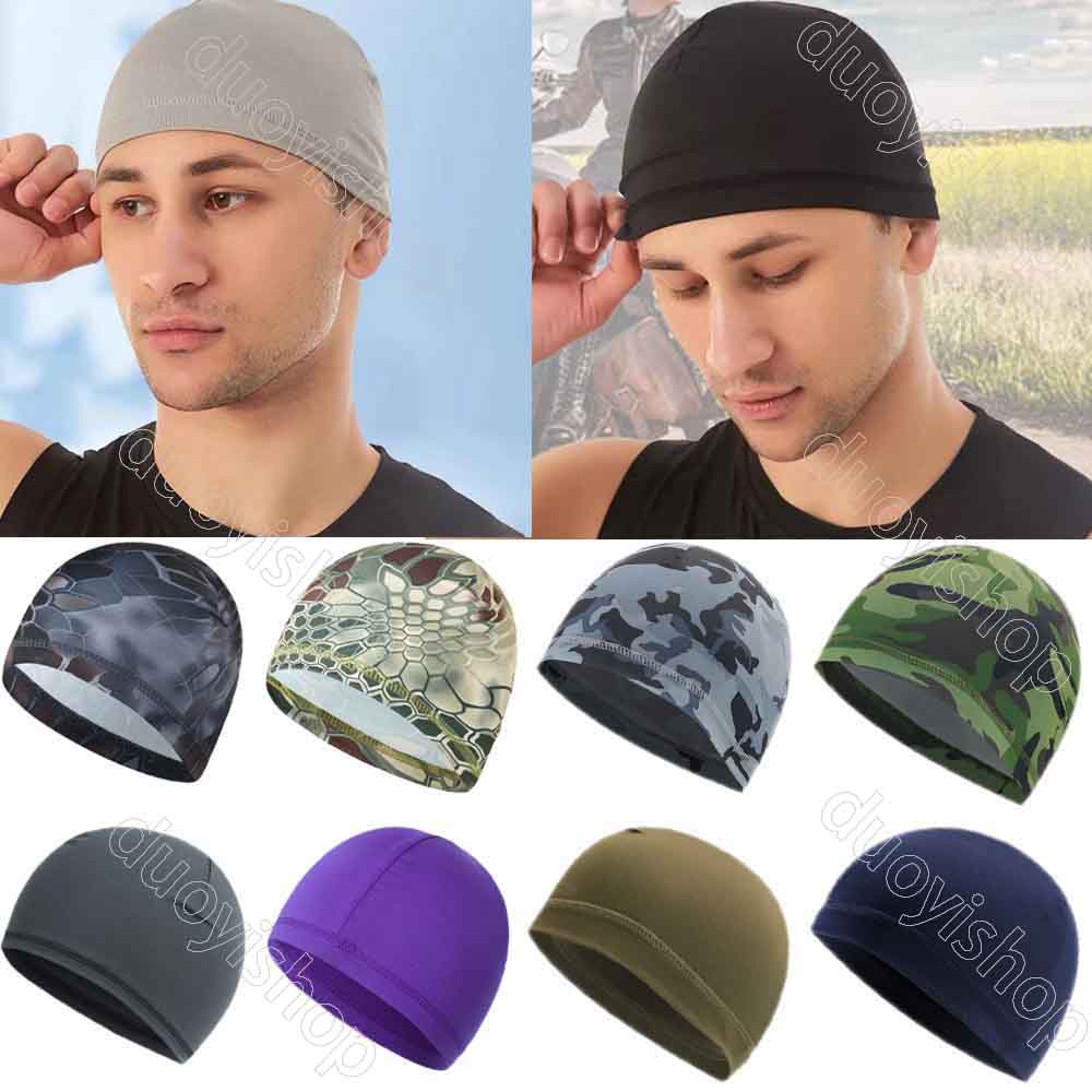Mass New Vents Absorvente Sweat Super Cool Cap Beanie Head Cover Capacete Forro Debaixo Do Capa Caveira Sarung Kepala